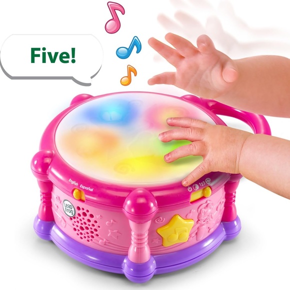 LeapFrog Learn & Groove Color Play Drum Bilingual (NWOB) - Picture 4 of 11